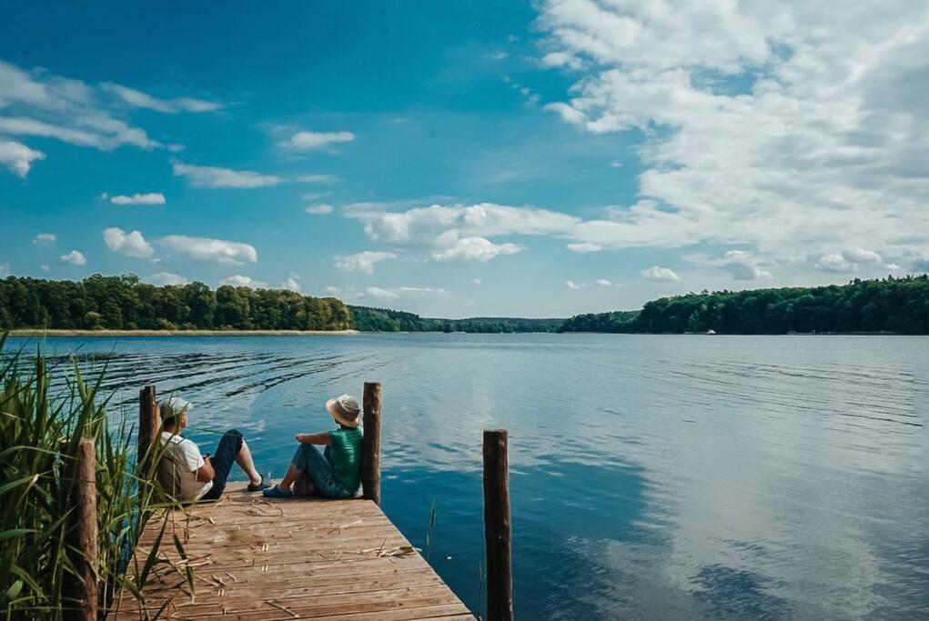 Holzhaus Direkt Am See Priepert Zewnętrze zdjęcie