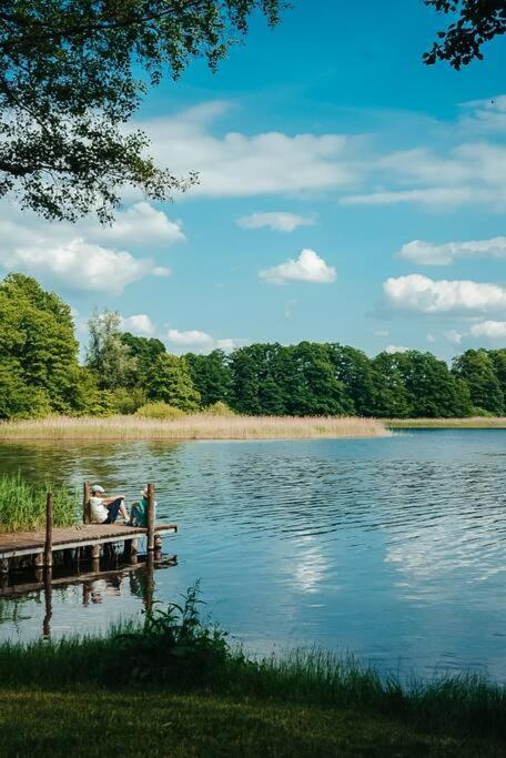 Holzhaus Direkt Am See Priepert Zewnętrze zdjęcie