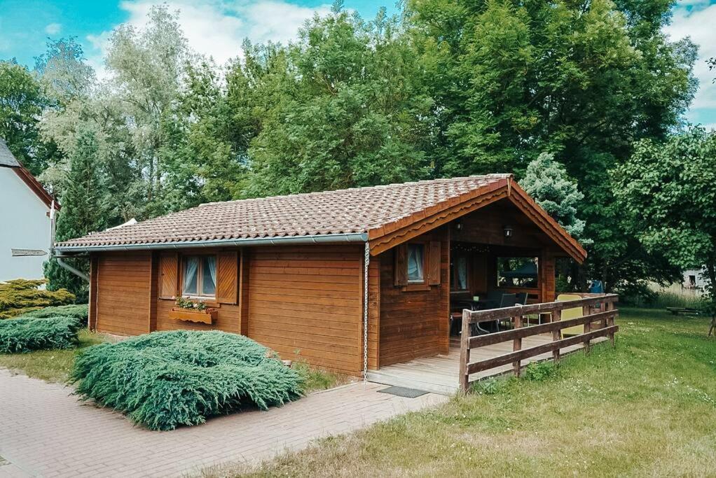 Holzhaus Direkt Am See Priepert Zewnętrze zdjęcie
